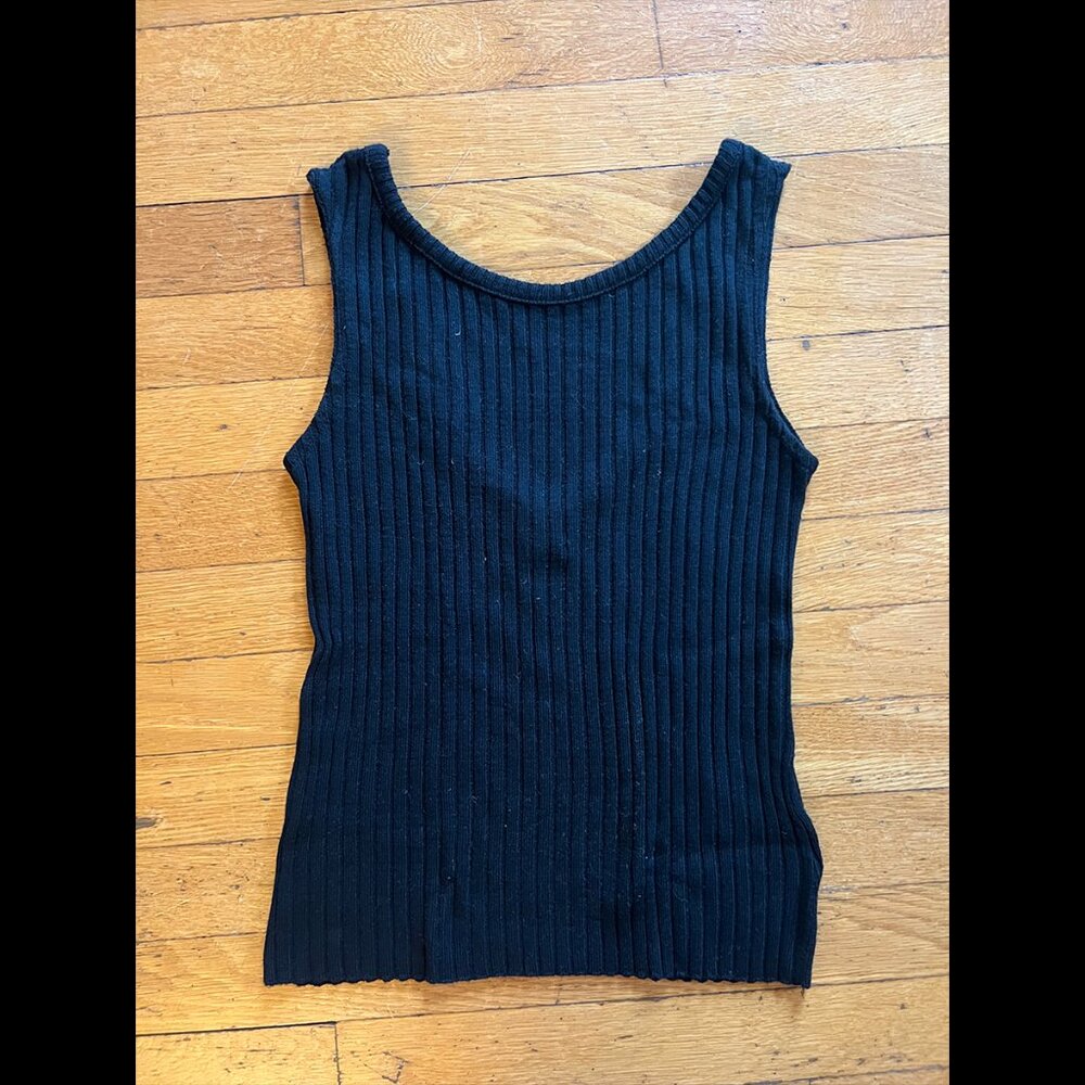 Betina Lou Scoop Back Ribbed Tank